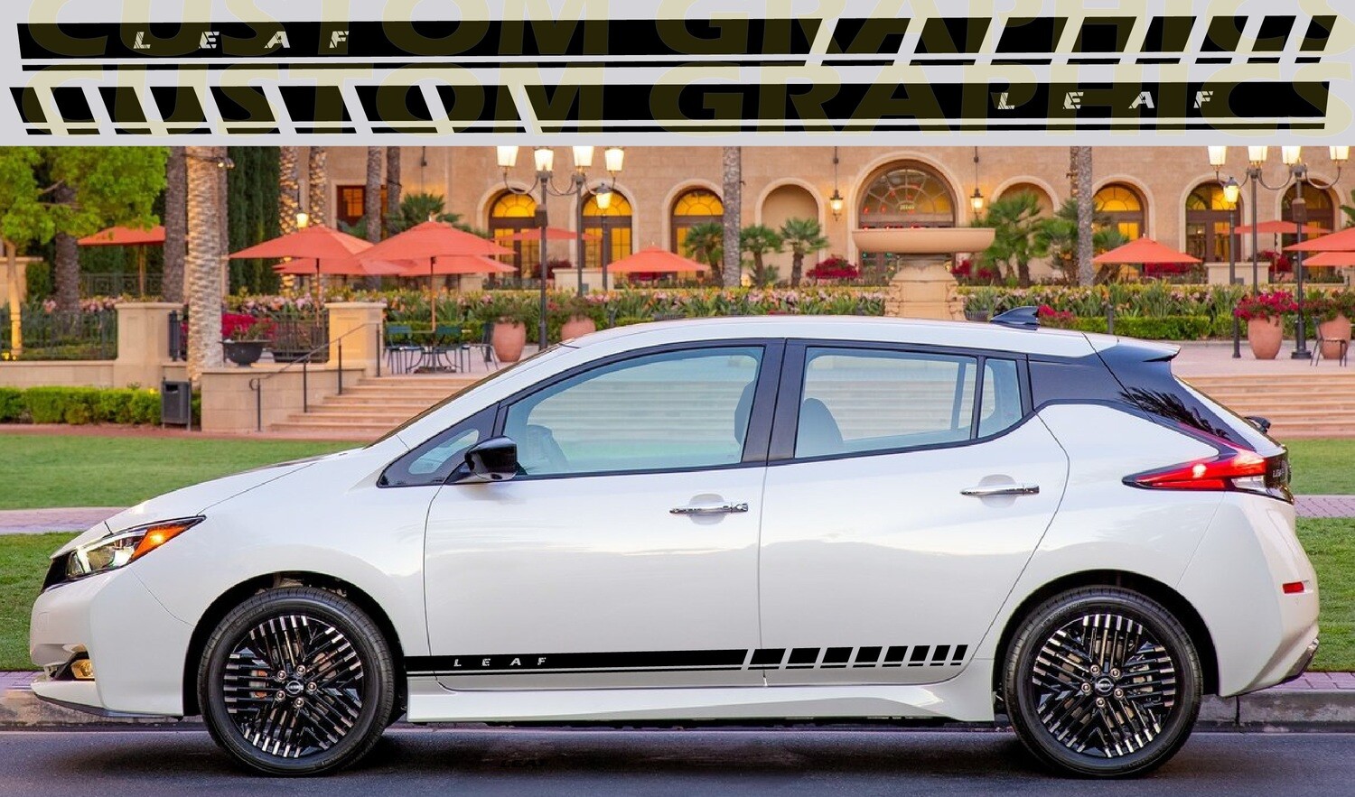 Custom Auto Vinyl Graphics Compatible with Leaf 2023