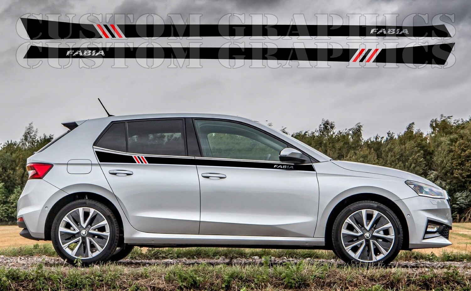 Upgrade Your Car&#39;s Look with Vinyl Stickers Compatible with Fabia 2022