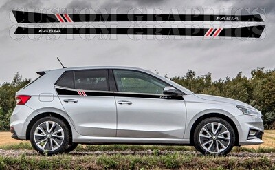 Upgrade Your Car&#39;s Look with Vinyl Stickers Compatible with Fabia 2022
