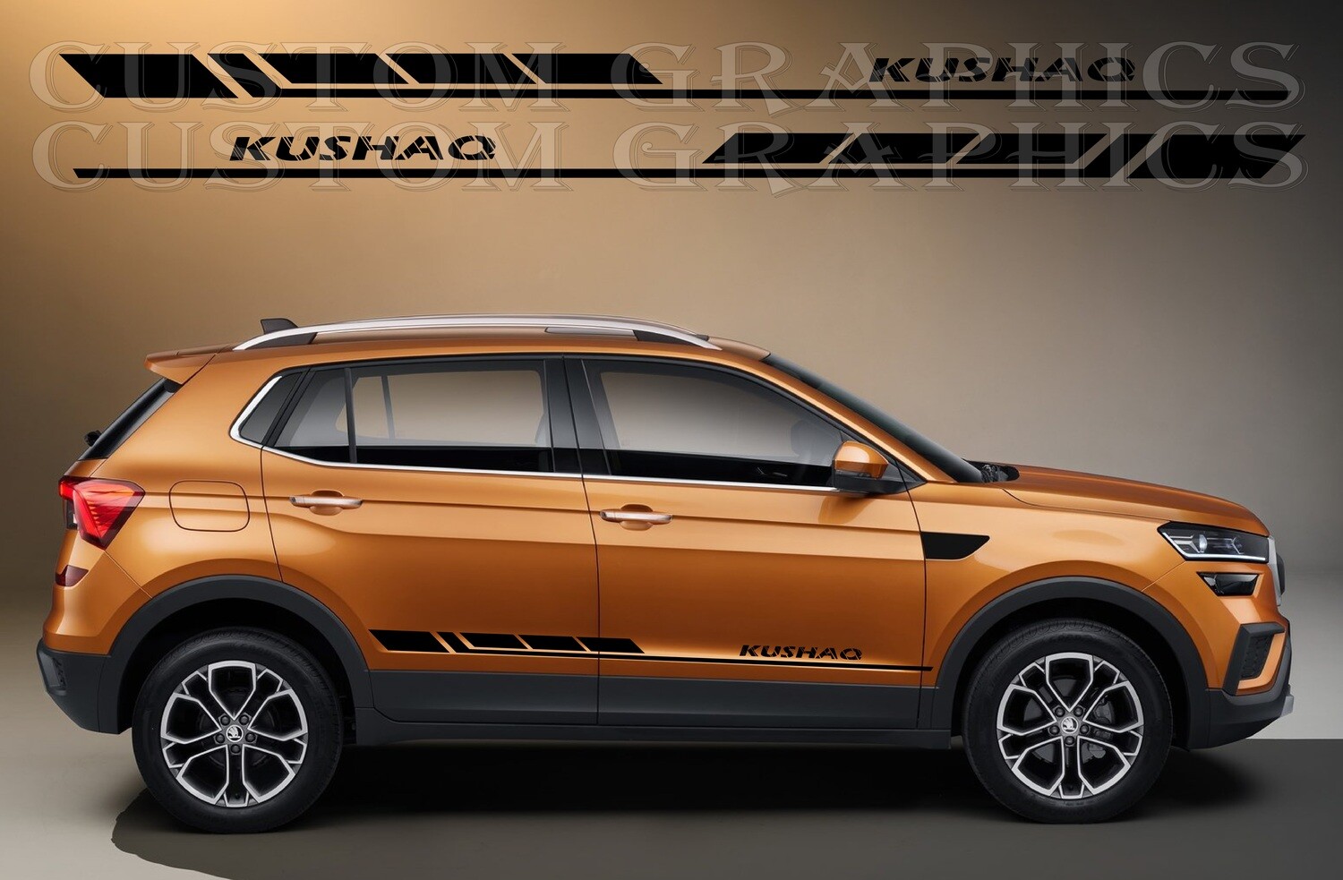 Upgrade Your Car&#39;s Look with Vinyl Stickers Compatible with Kushaq 2022