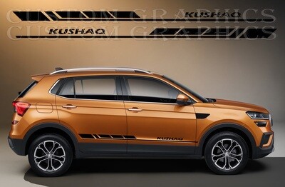 Upgrade Your Car&#39;s Look with Vinyl Stickers Compatible with Kushaq 2022