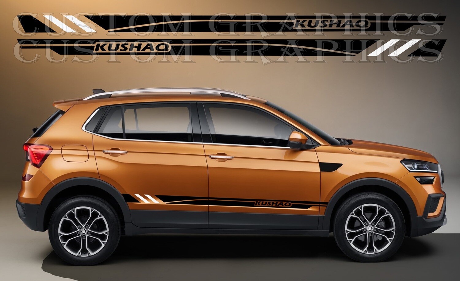 Car Stickers Galore Compatible with Kushaq 2022