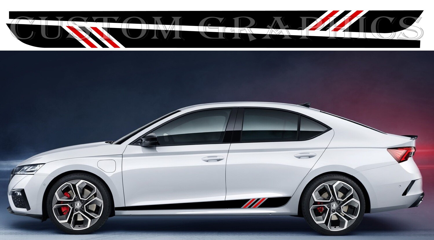 Car decals Compatible with Octavia RS 2020