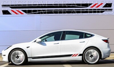 Hit the Road in Style: Vinyl Stickers for Cars Compatible with Model 3
