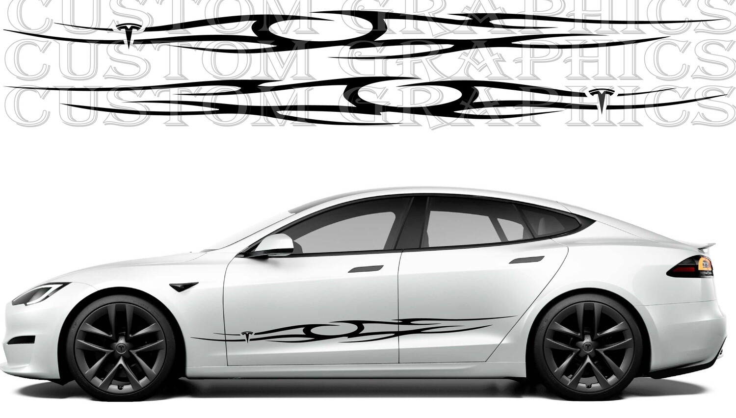 Upgrade Your Car&#39;s Look with Vinyl Stickers Compatible with Model S