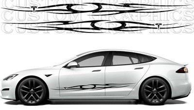 Upgrade Your Car&#39;s Look with Vinyl Stickers Compatible with Model S