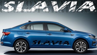 Express Your Style with Car Decals Compatible with Slavia 2022