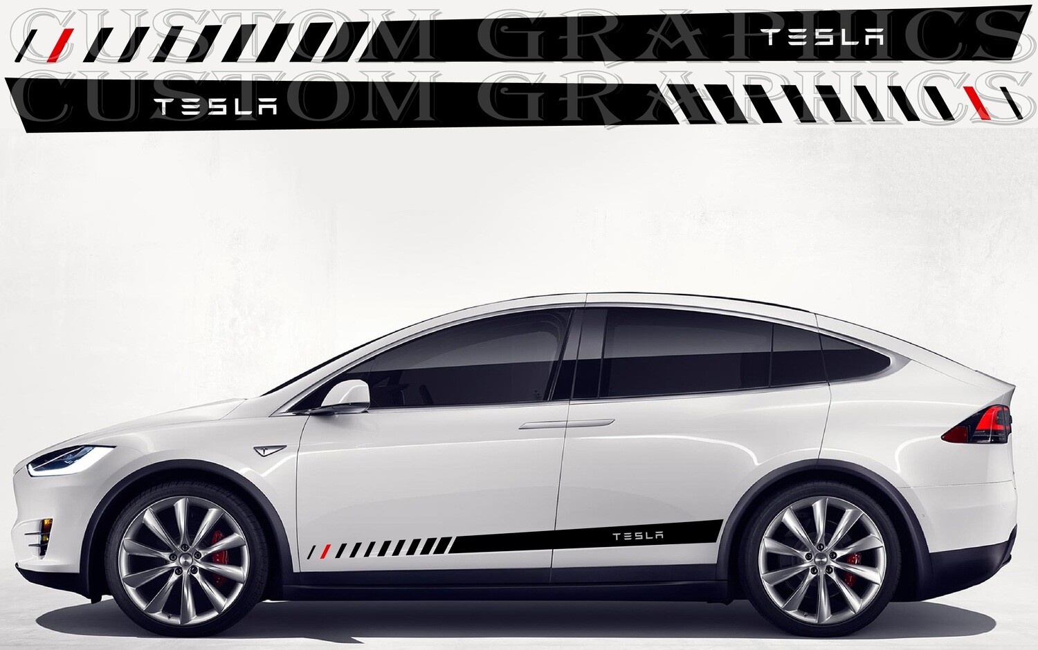 Stick and Drive: Premium Car Vinyl Graphics Compatible with Model X