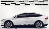 Set of Racing Side Stripes Decal Sticker Compatible with Model X