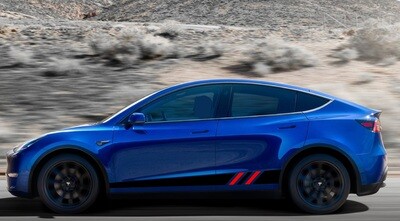 Adorn Your Auto: Vinyl Decals for Sale Compatible with Model Y