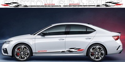 Car decals Compatible with Octavia RS 2020