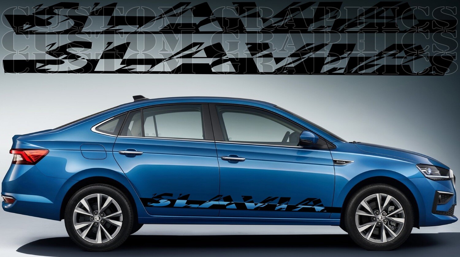 Revamp Your Ride with Vinyl Auto Decals Compatible with Slavia 2022