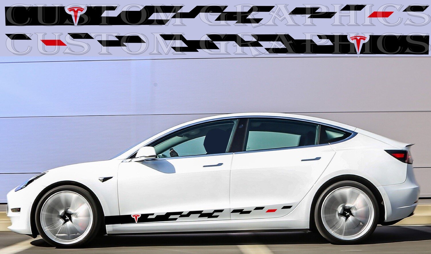 Car decals Compatible with Model 3
