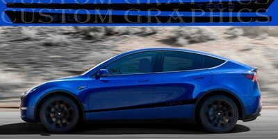 Stripe Decal Graphic stickers Kit Compatible with Model Y