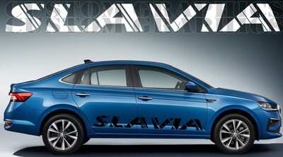 Upgrade Your Car&#39;s Look with Vinyl Stickers Compatible with Slavia 2022