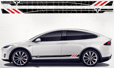 Adorn Your Auto: Vinyl Decals for Sale Compatible with Model X