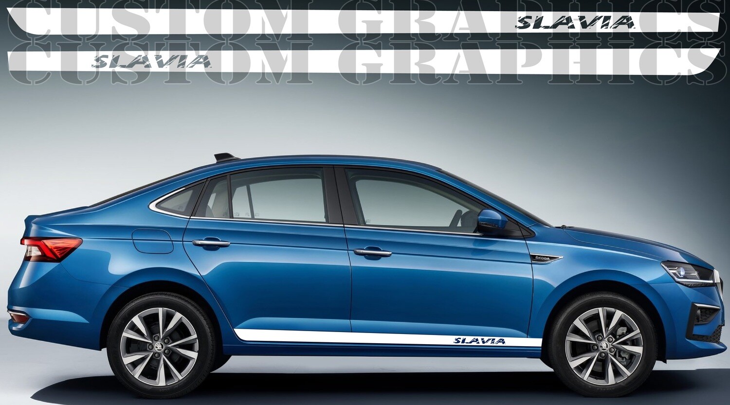 Adorn Your Auto: Vinyl Decals for Sale Compatible with Slavia 2022