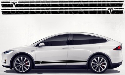 Hit the Road in Style: Vinyl Stickers for Cars Compatible with Model X