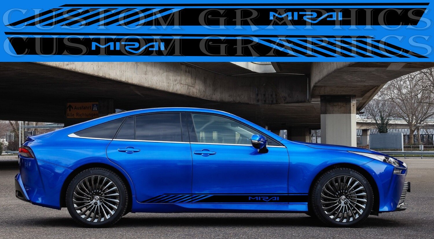 Upgrade Your Car&#39;s Look with Vinyl Stickers Compatible with Mirai 2022