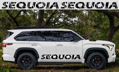 Hit the Road in Style: Vinyl Stickers Compatible with Sequoia-2023