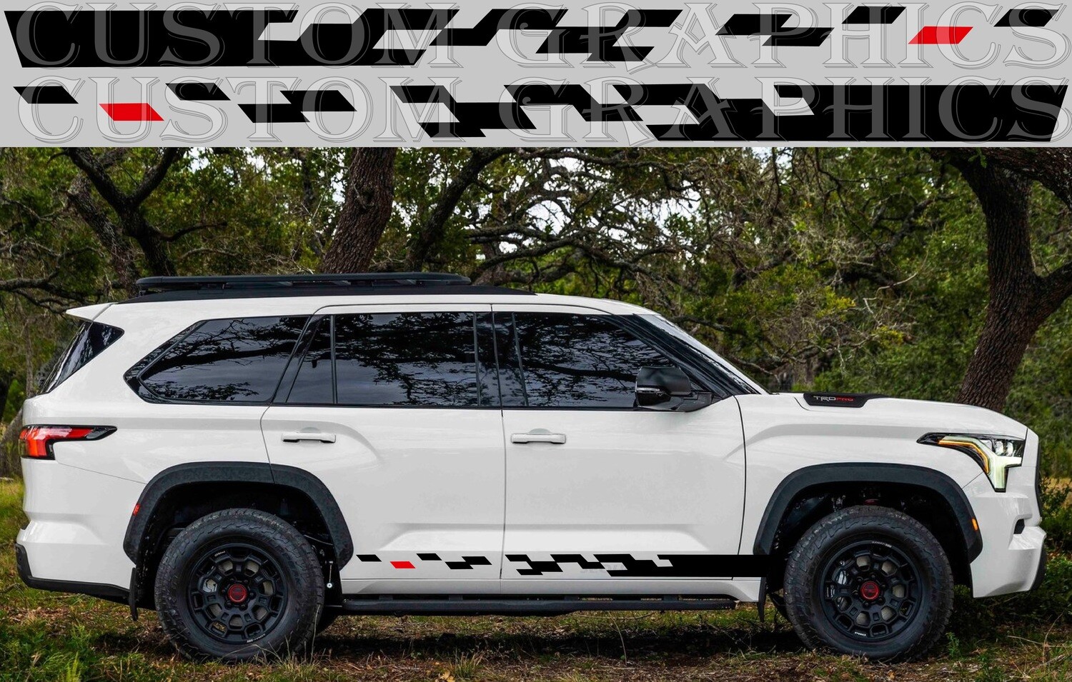Revamp Your Ride with Vinyl Auto Decals Compatible with Sequoia-2023
