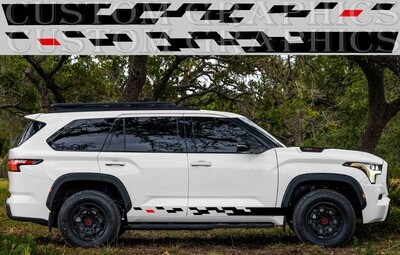 Revamp Your Ride with Vinyl Auto Decals Compatible with Sequoia-2023