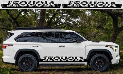 Sport Sticker Decal Side Door Stripes Compatible with Sequoia-2023