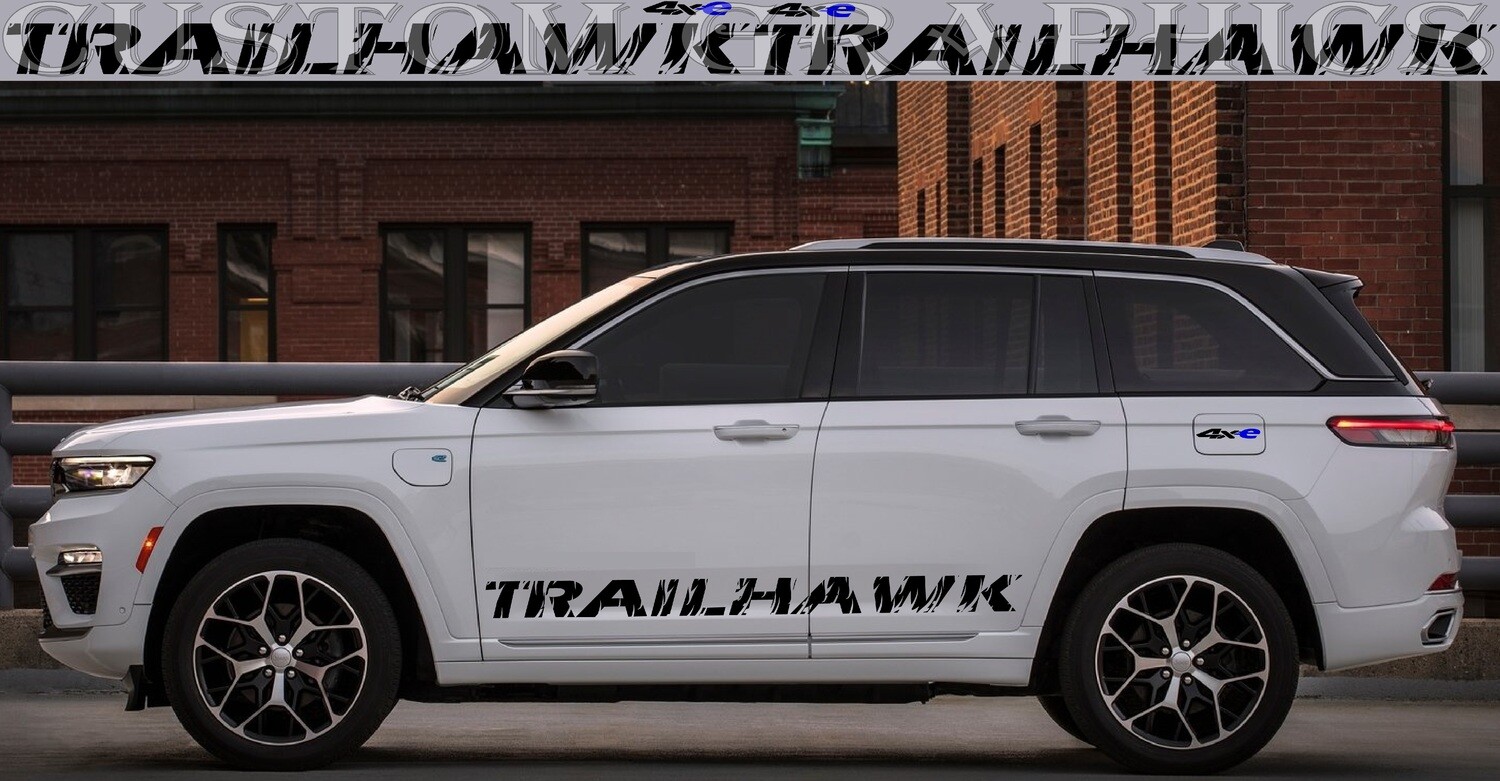 Sport Sticker Decal Side Door Stripes Compatible with Grand Cherokee