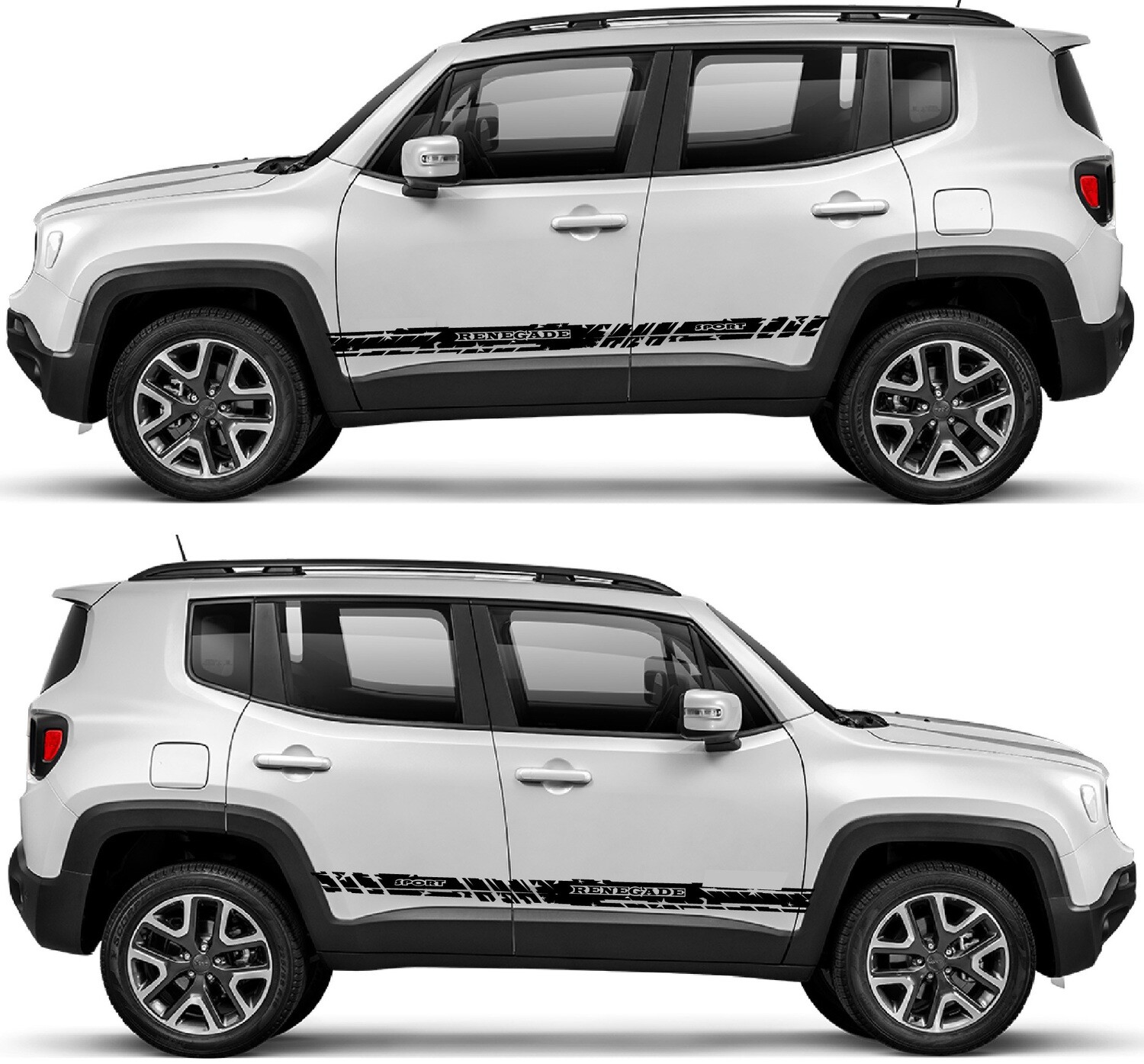 Sport Sticker Decal Side Door Stripes Compatible with Renegade