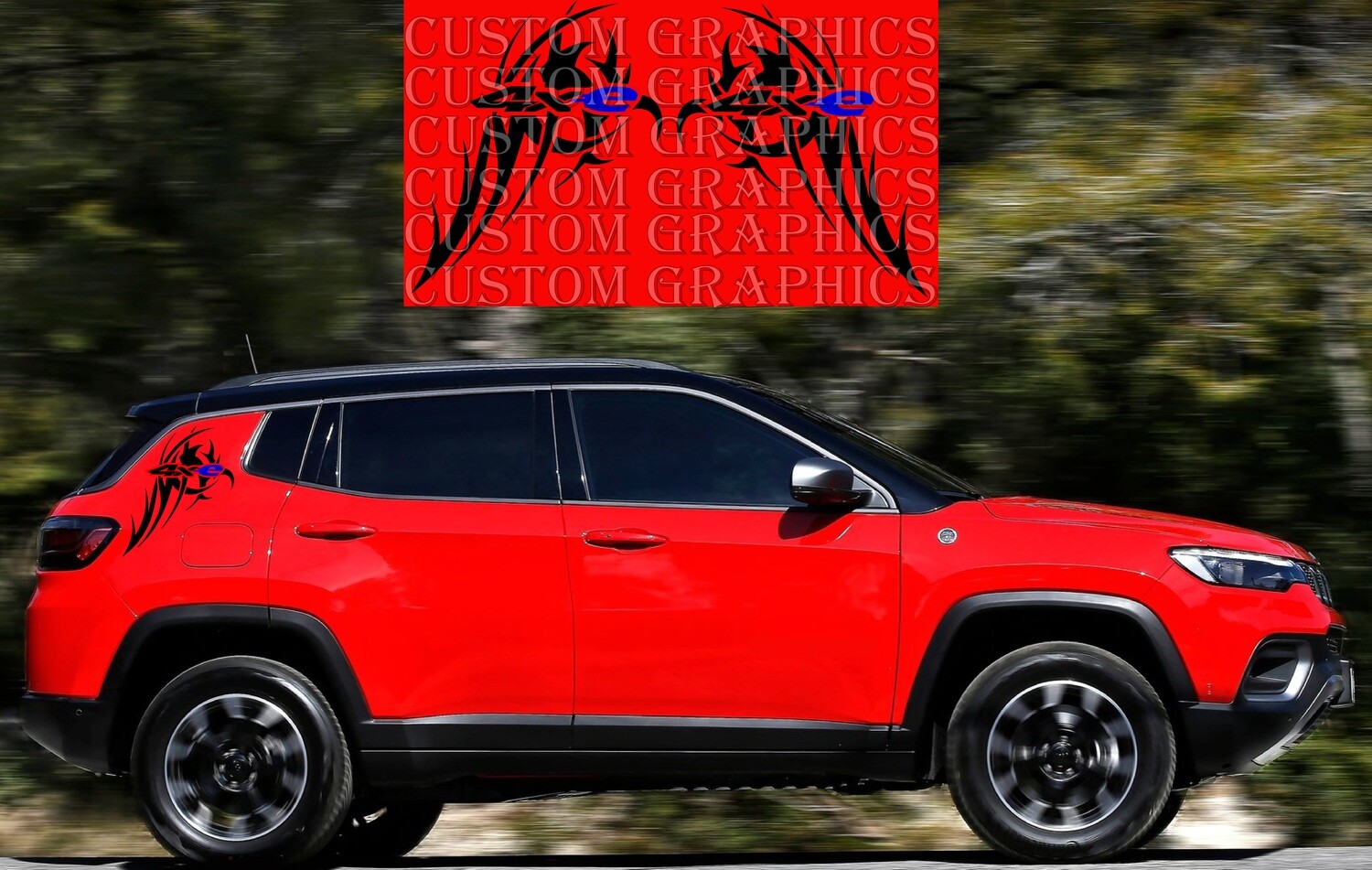 Vinyl Decals for Your Ride Compatible with Compass 2022