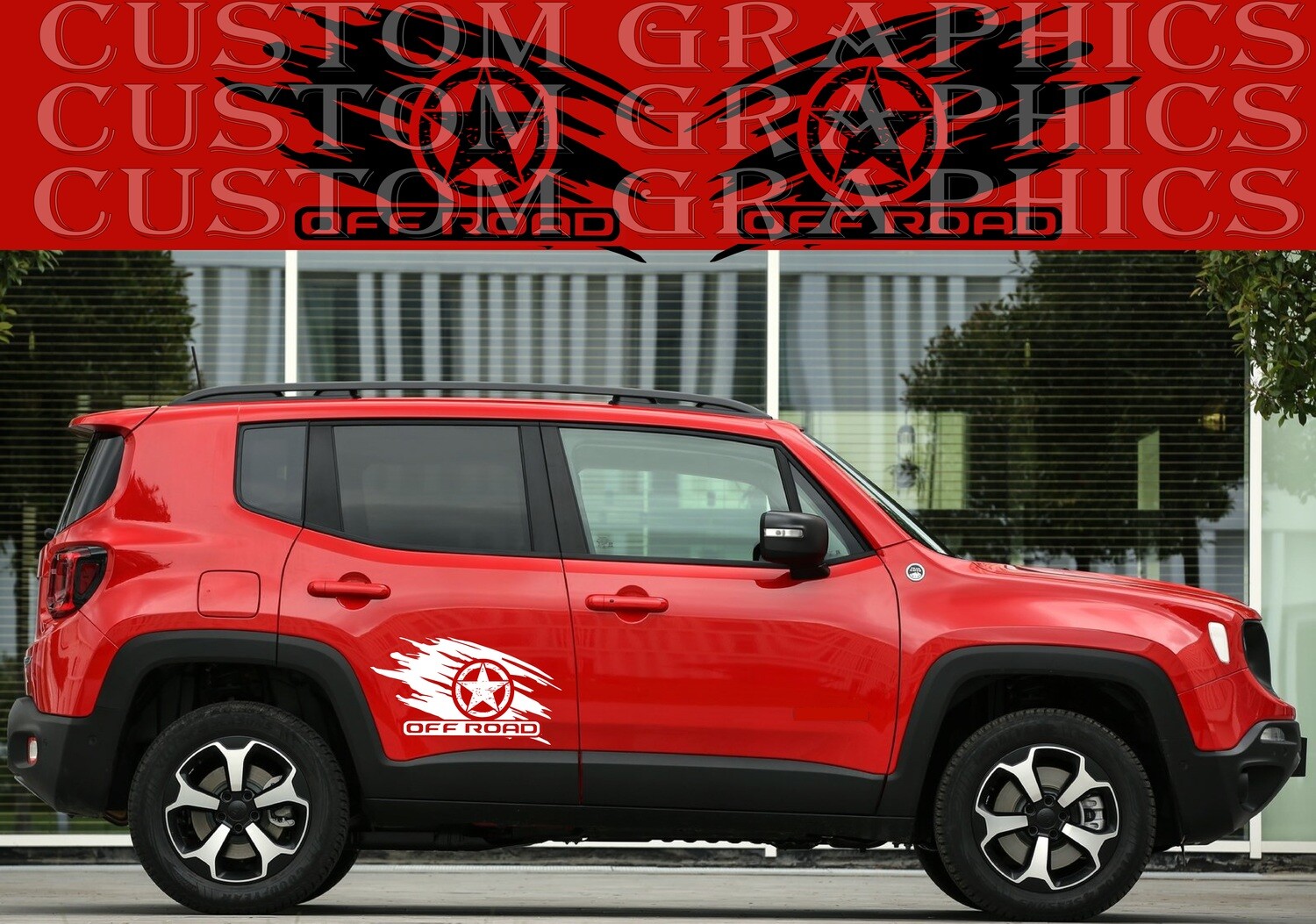 Custom Auto Vinyl Graphics Compatible with Renegade