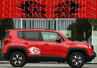Custom Auto Vinyl Graphics Compatible with Renegade