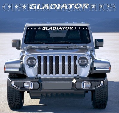 Car Stickers Galore Compatible with Gladiator