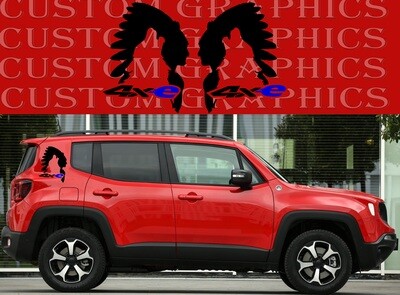 Side door vinyl decal sticker Compatible with Renegade