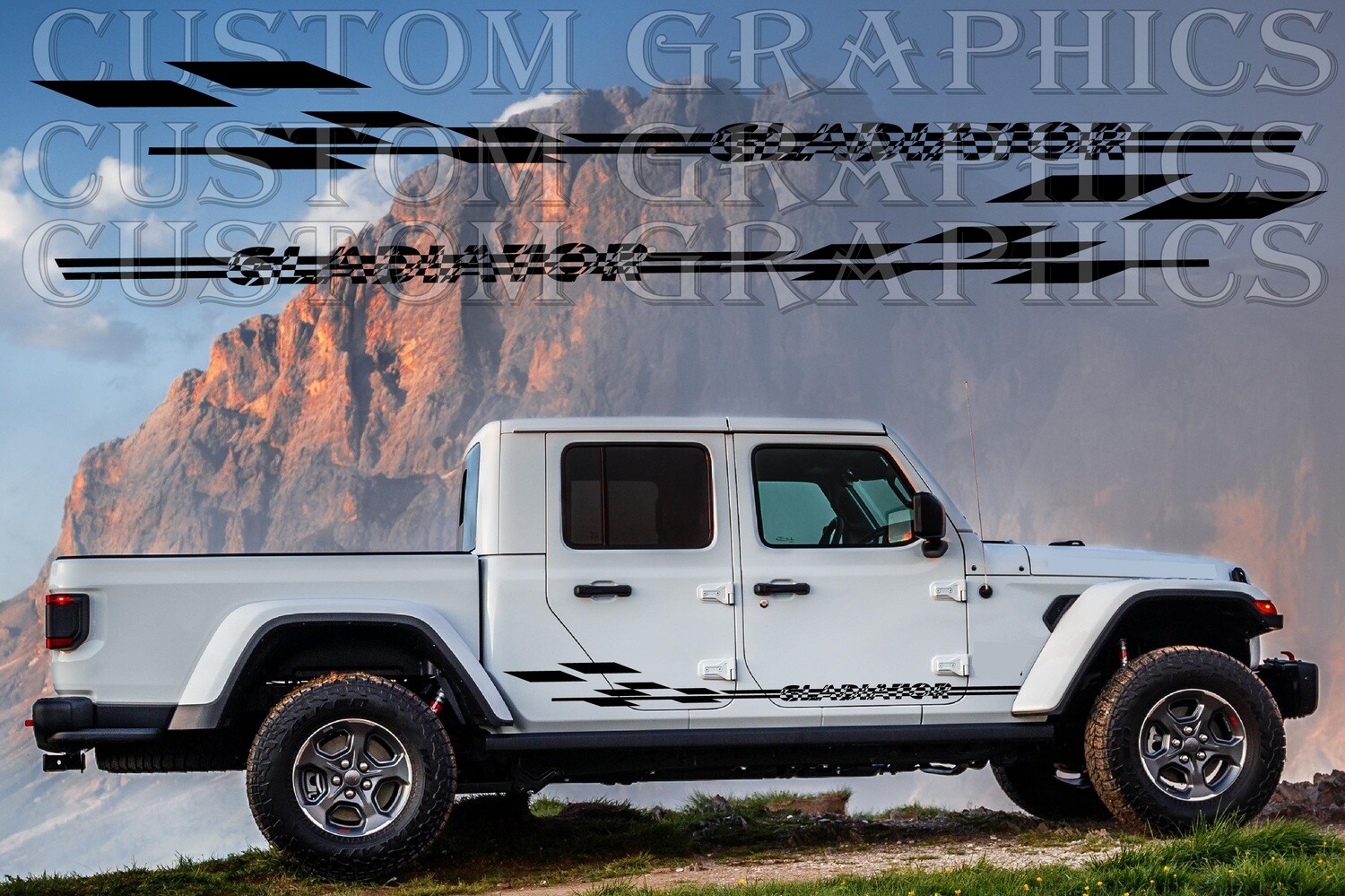 Vinyl Decals for Your Ride Compatible with Gladiator