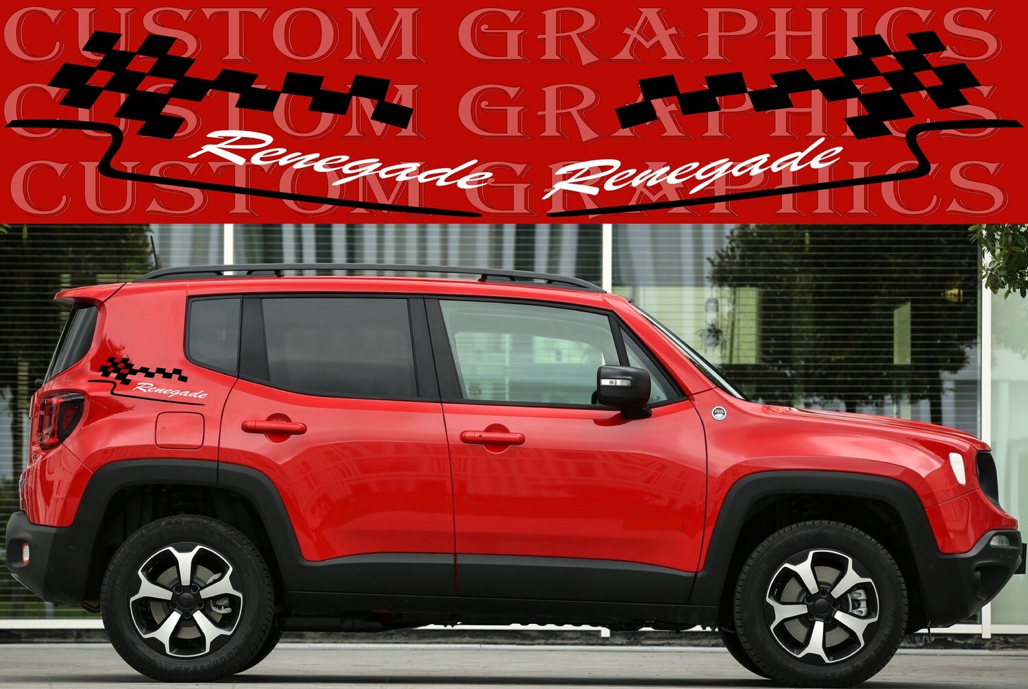 Upgrade Your Car&#39;s Look with Vinyl Stickers Compatible with Renegade