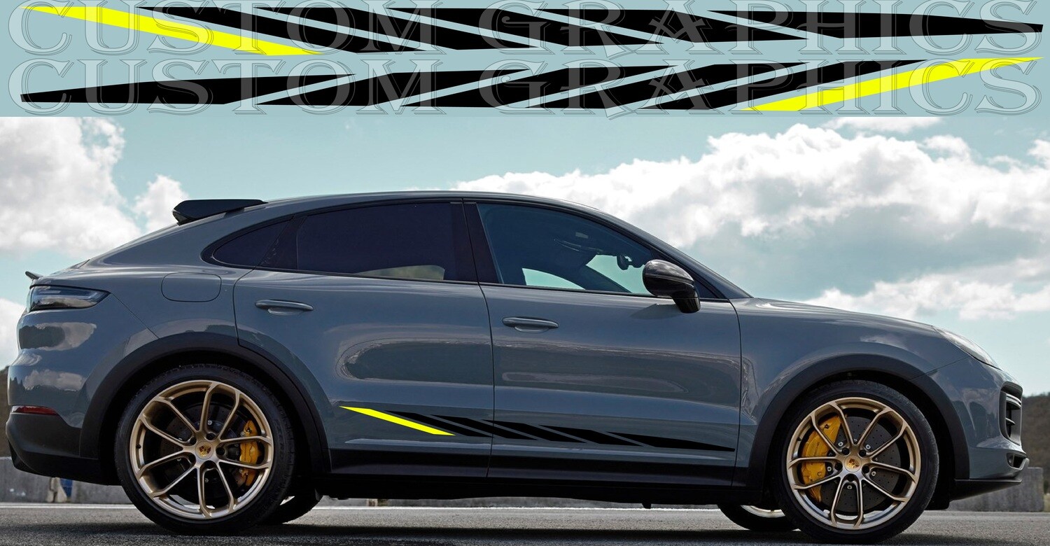 Vinyl Decals for Your Ride Compatible with Cayenne Turbo GT 2022