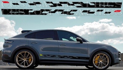 Car decals Compatible with Porsche Cayenne Turbo GT 2022