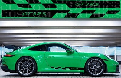 Side door vinyl decal sticker Compatible with 911 GT3 Touring Carrera