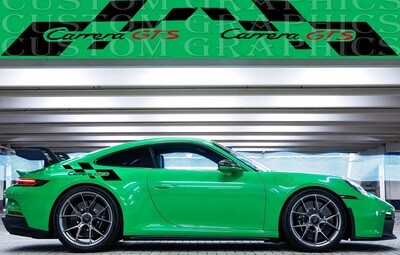 Set of Racing Side Stripes Decal Sticker Graphic Compatible with 911 GT3 Touring Carrera