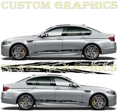Custom Auto Vinyl Graphics Compatible with M5