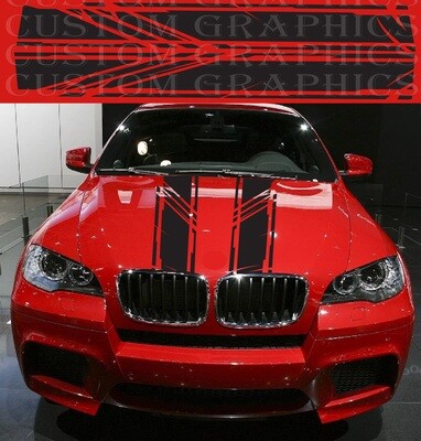 Custom Auto Vinyl Graphics Compatible with X6