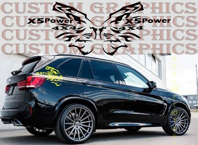 Upgrade Your Car&#39;s Look with Vinyl Stickers Compatible with X5