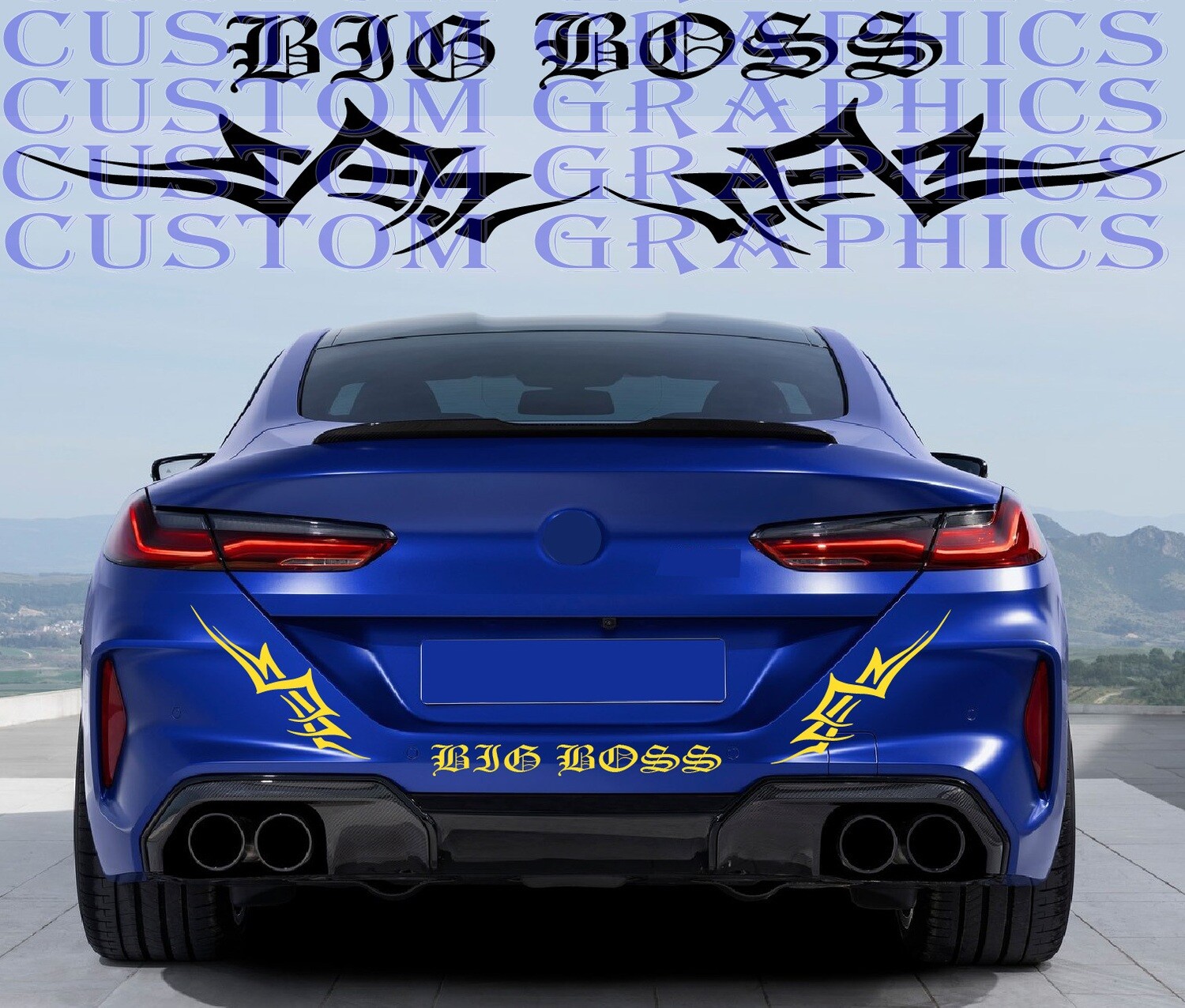 Hit the Road in Style: Vinyl Stickers for Cars Compatible with M8