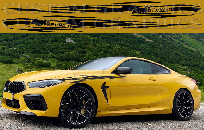 Personalize Your Drive: Car Vinyl Wraps Compatible with M8