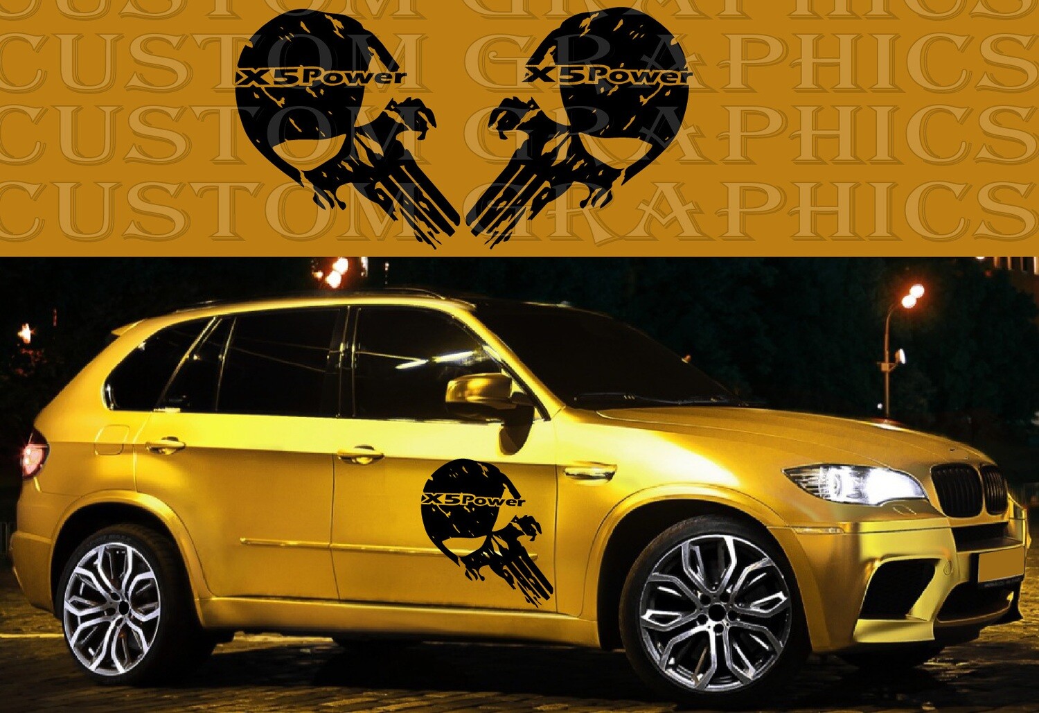 Express Your Style with Car Decals Compatible with X5