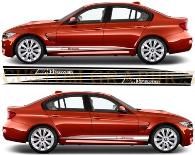 Stripe Decal Graphic stickers Kit Compatible with M3
