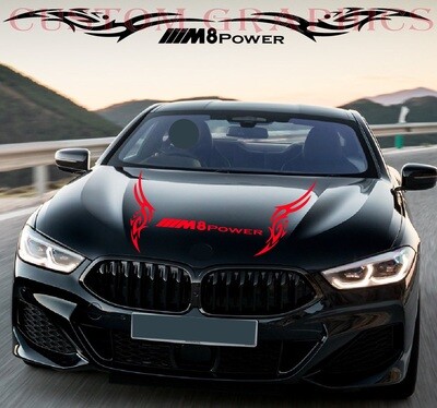 Car Stickers Galore Compatible with M8