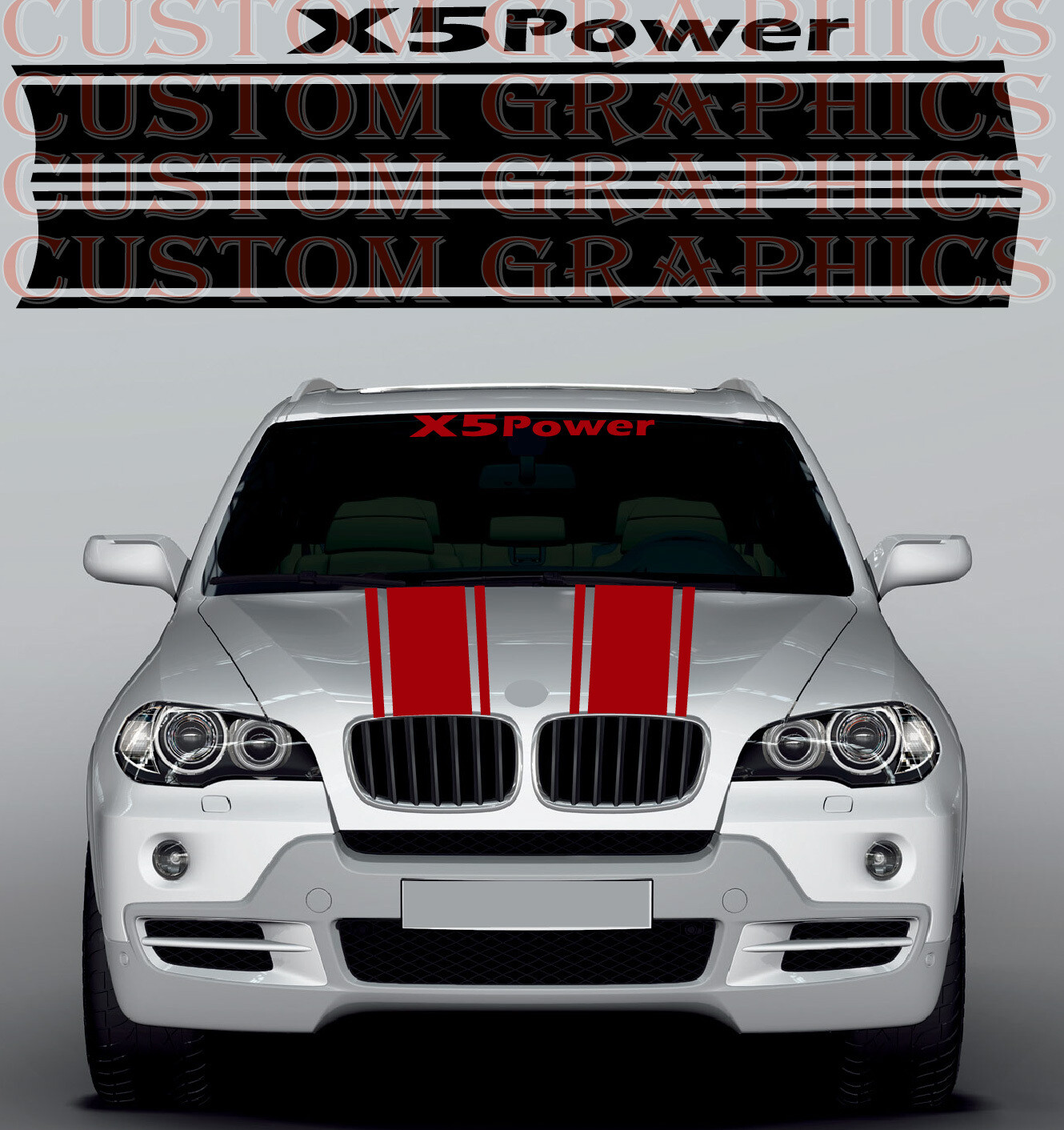 Stick and Drive: Premium Car Vinyl Graphics Compatible with X5