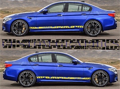 Vinyl Decal Custom Stickers Graphic kit Compatible with M5